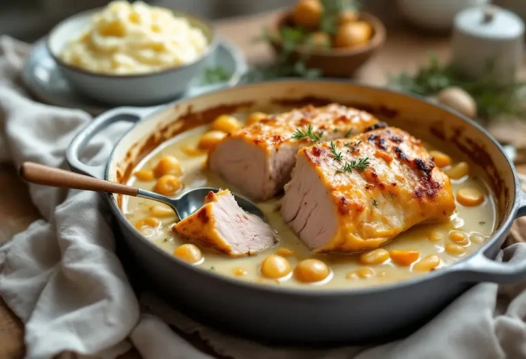 Ce rôti de porc cuit au lait est si fondant qu’il se coupe à la cuillère