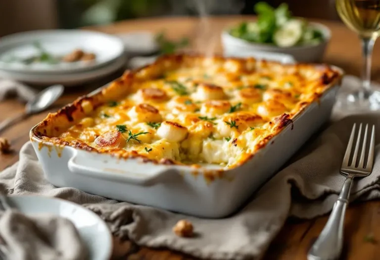 Gratin poireaux–Saint-Jacques : « si simple à faire, mais digne d’un vrai repas de fête »