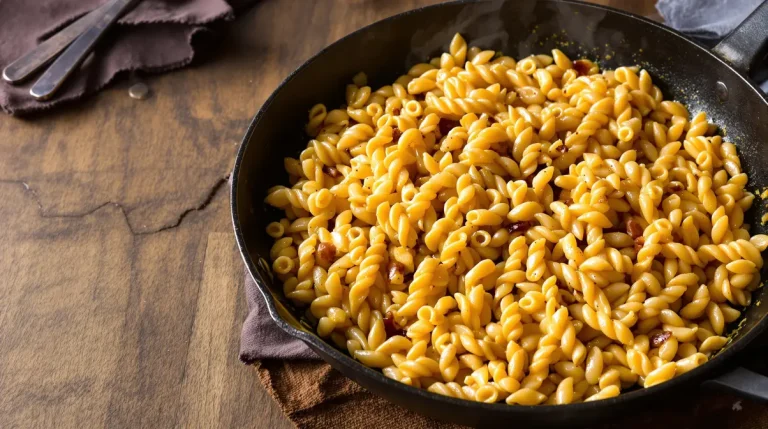 Cette poêlée de pâtes transforme les basiques du placard en plat ultra réconfortant du soir