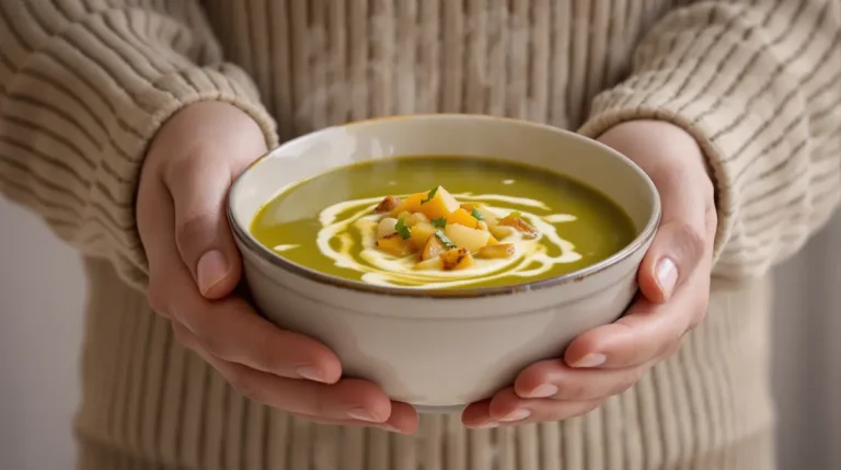 Chaude, onctueuse et ultra simple à faire : testez la recette de soupe de pois cassés et légumes d’hiver