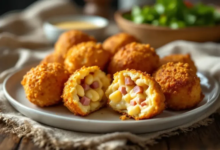Croquettes de macaroni jambon-fromage : ultra croustillantes dehors, fondantes dedans