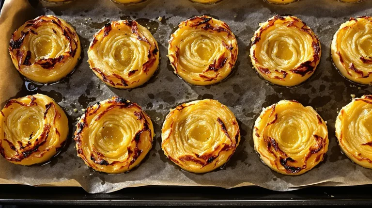« Je les prépare en 10 minutes pour toute la famille » : mes galettes de pommes de terre crousti-dorées et fondantes au four, beaucoup plus légères que des frites