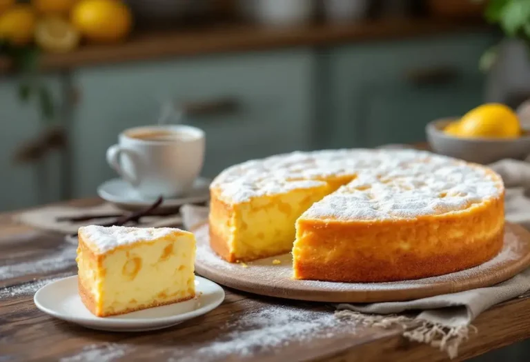Torta nua italienne : la recette de ce gâteau nuage à la crème pâtissière, un pur délice !