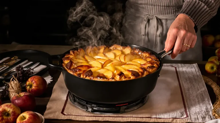 « Une poêle, et c’est tout » : le gâteau aux pommes que je fais sans four